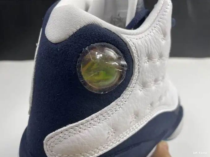 1st Kicks Shoes Jordan Dark Blue 13 Air 414571-144 Powder 0624